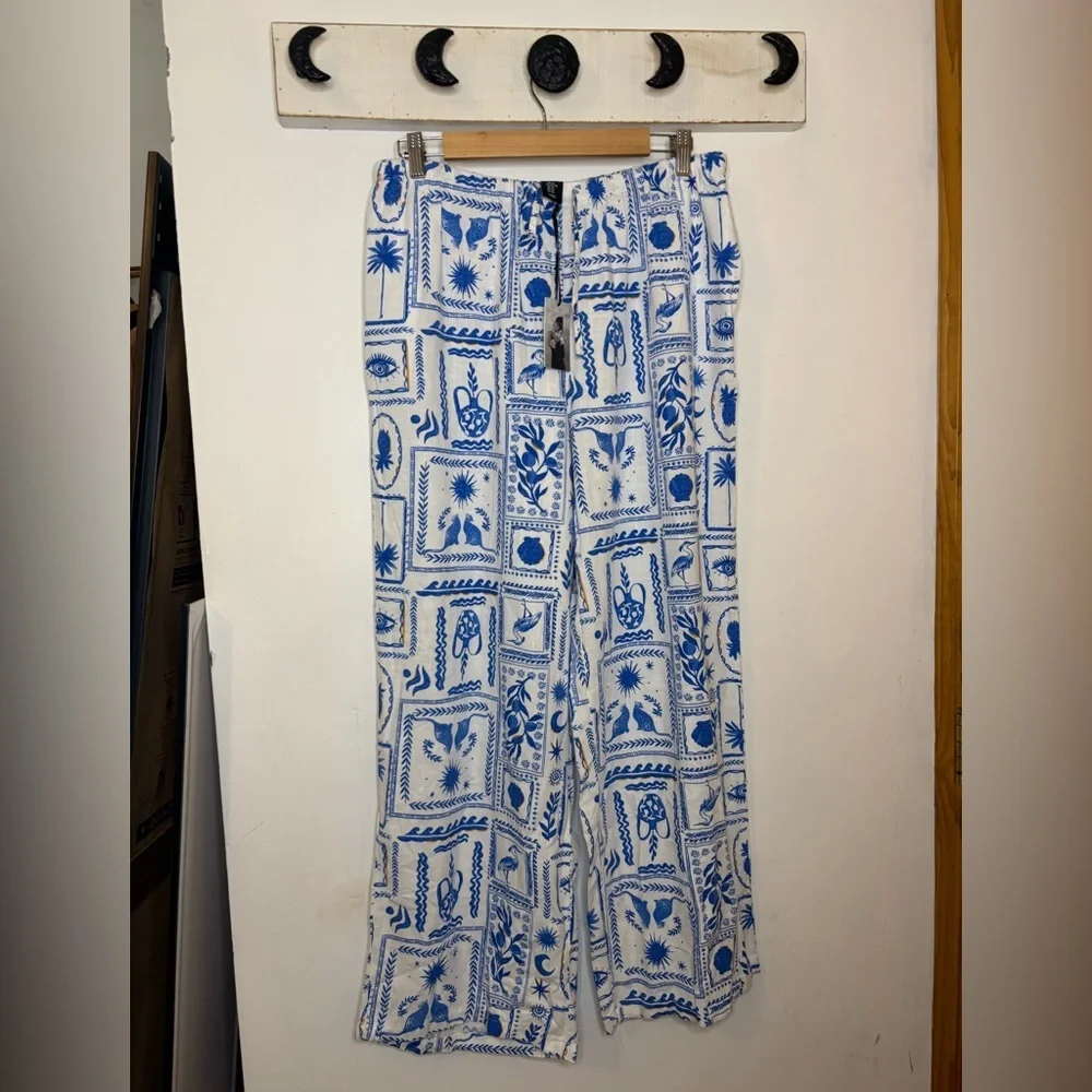 Sincerely Jules Beachy Tarot Card Style Wide Leg Pants - Picture 7 of 10